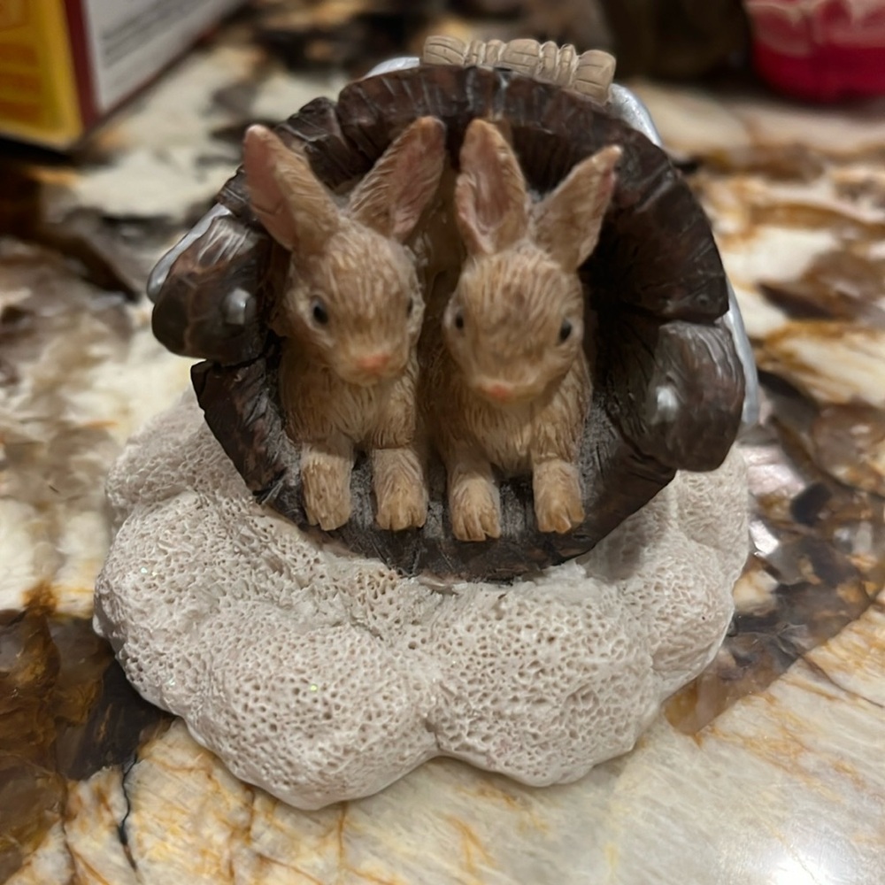 Bunny Home Decor, Cute, 90s, From Our Hearts To Your Homes, Vintage